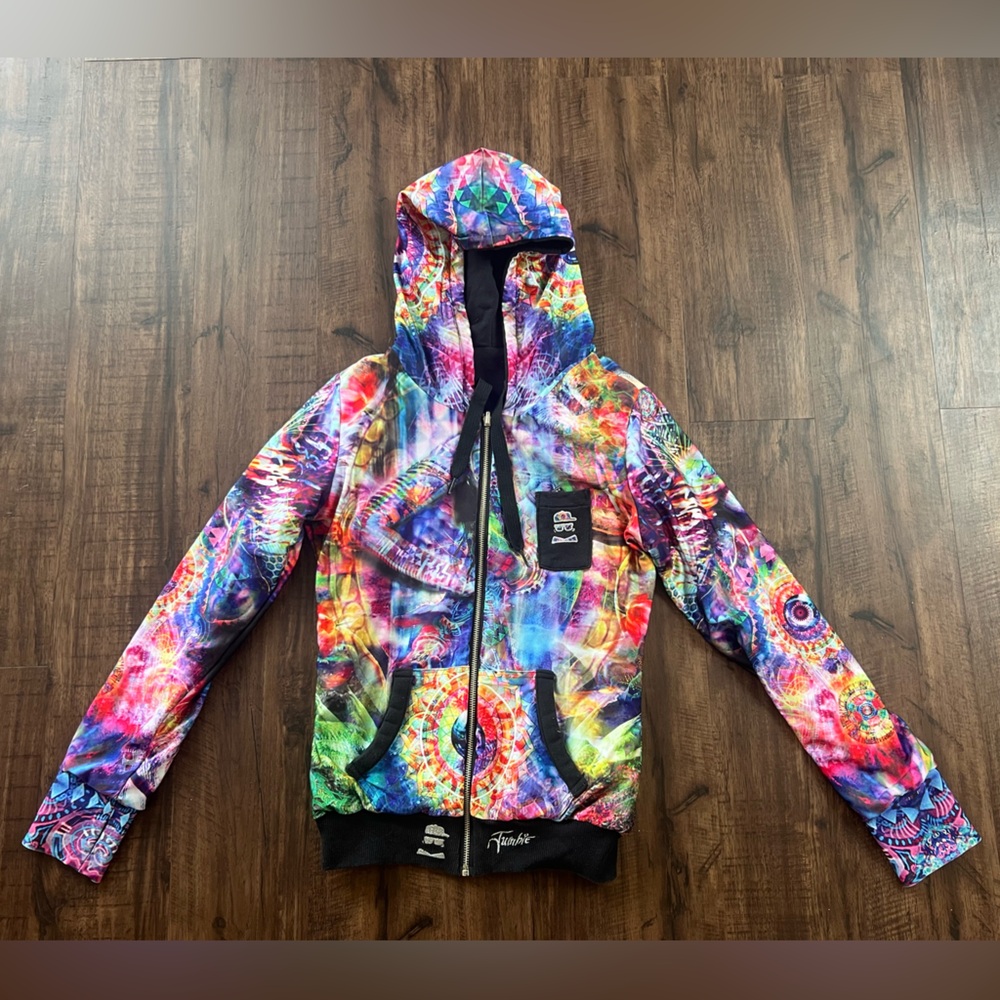 Colorful Zip-Up Hoodie